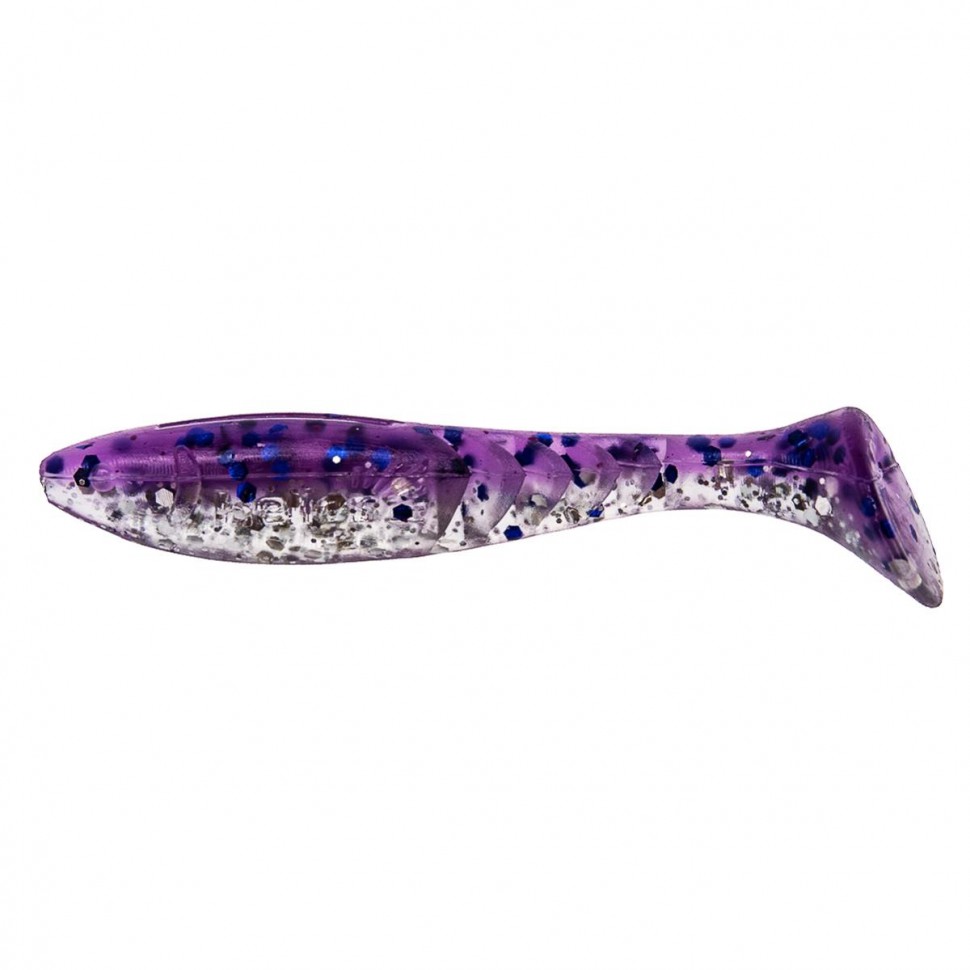 Виброхвост Helios Slash 2,64"/6,7 см, цвет Silver Sparkles & Fio 10 шт HS-19-036 , 